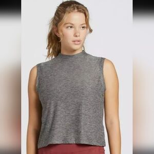 Calia Women's Lustralux Mock neck Tank Sleeveless